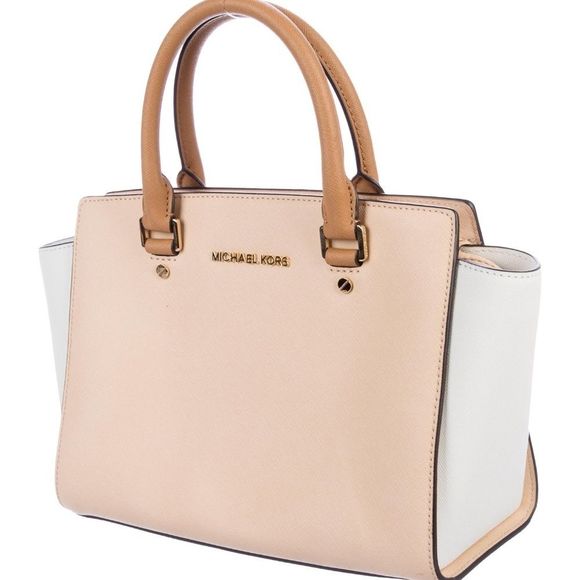 Michael Kors Leather Satchel - Picture 2 of 4